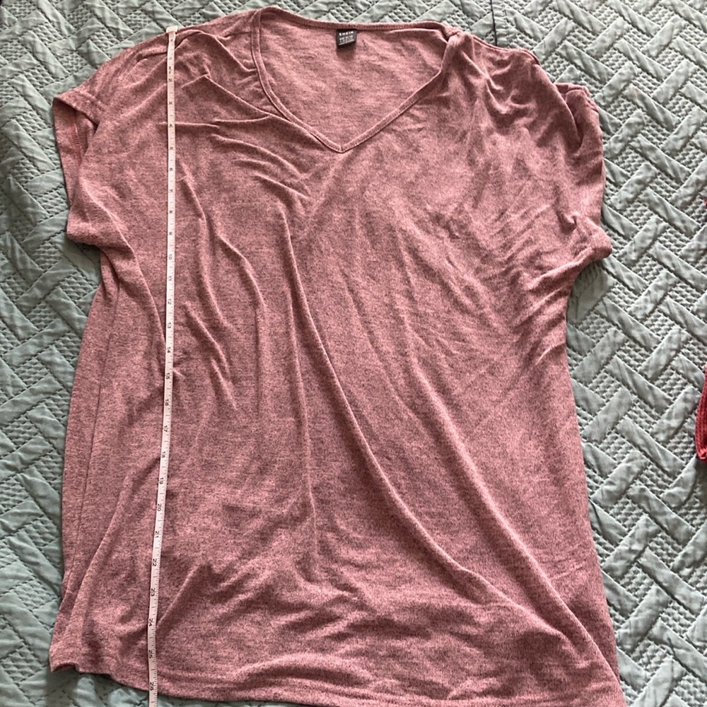 2 short sleeve shein tops